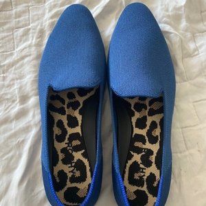 Rothy's almond loafers, Azure blue, size 8